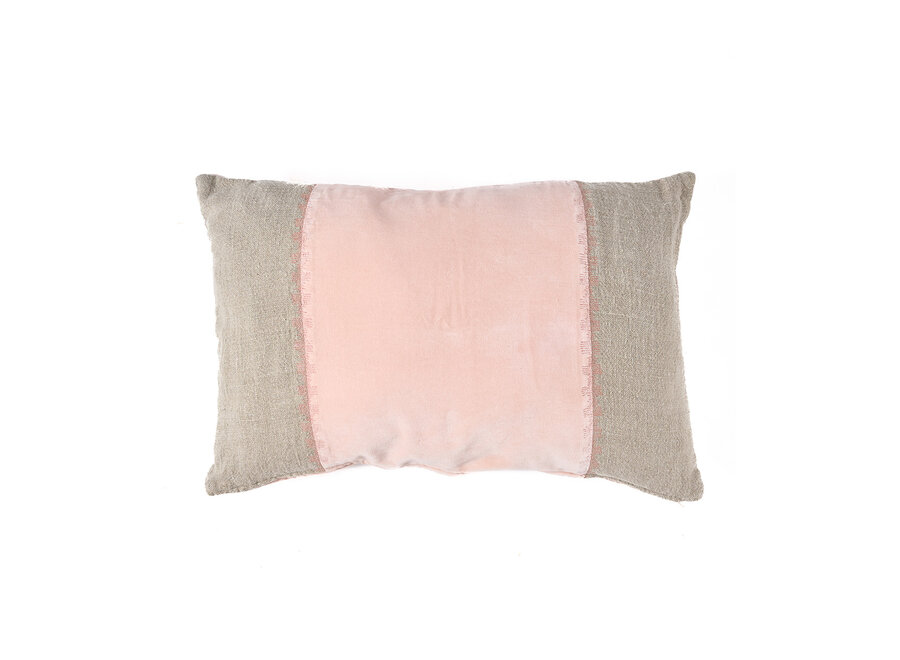 La Housse de Coussin Velvet Divorce - Rose Naturel - 30x50
