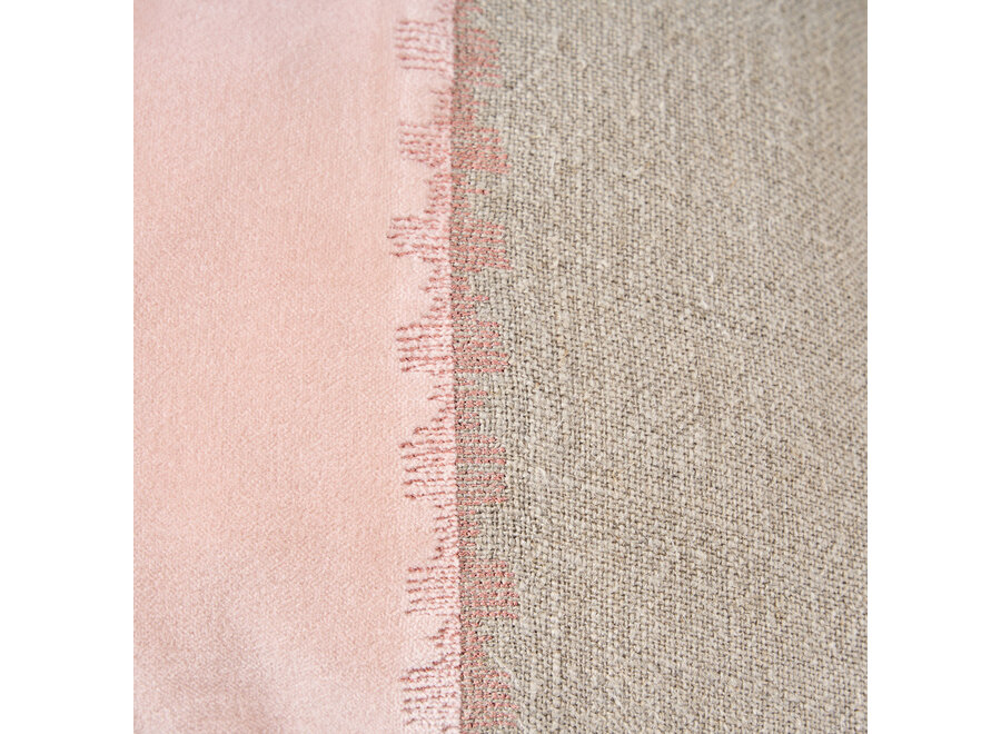 La Housse de Coussin Velvet Divorce - Rose Naturel - 30x50