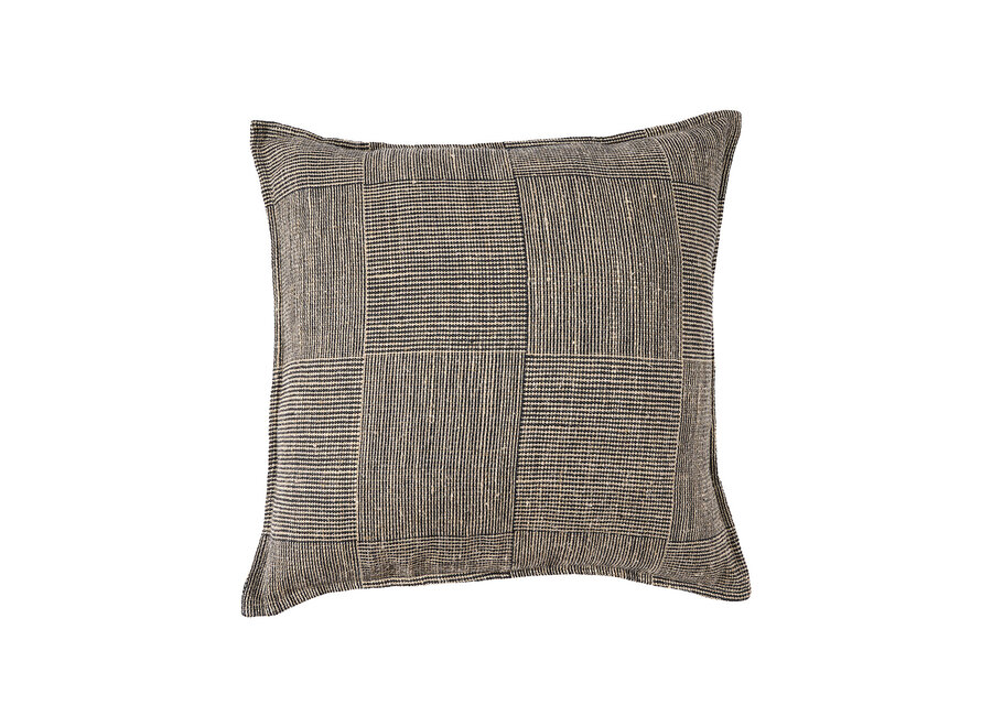 La Housse de Coussin Bloc Party - Noir Naturel - 50x50