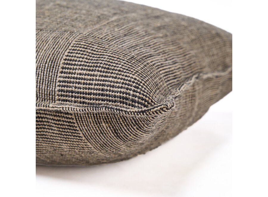 La Housse de Coussin Bloc Party - Noir Naturel - 50x50