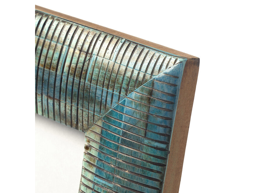 Der Ocean Ripple Rahmen - Türkis - 10x10