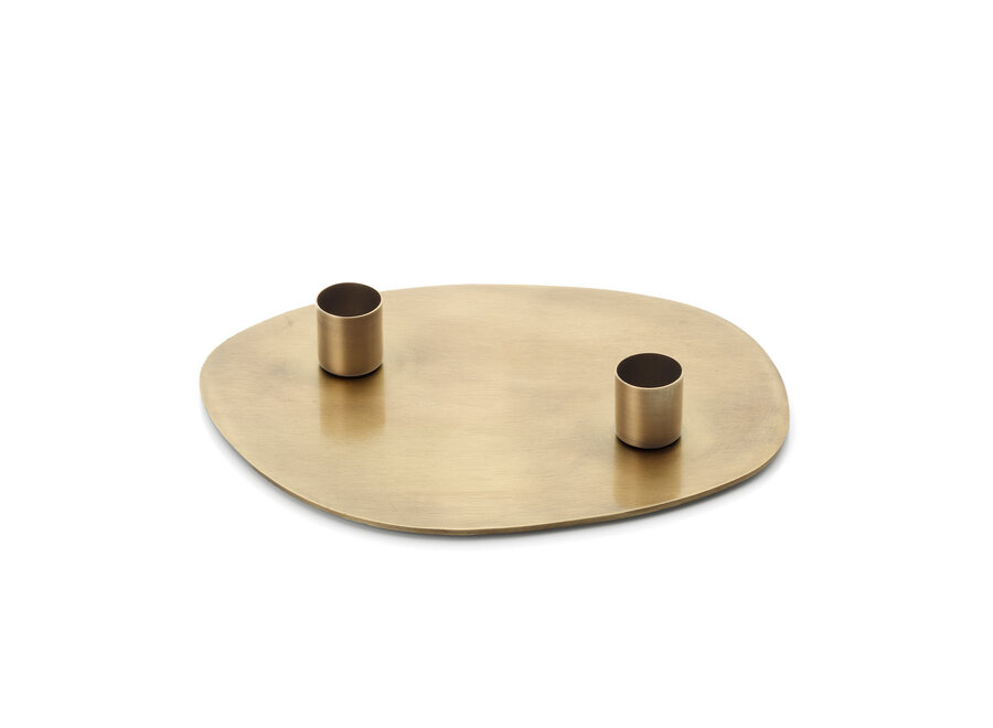 De Glowpad  Kaarsenhouder - Goud - M