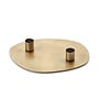 De Glowpad  Kaarsenhouder - Goud - M