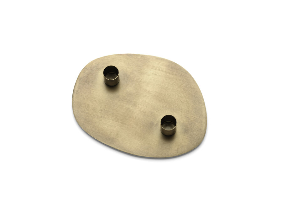 De Glowpad  Kaarsenhouder - Goud - M