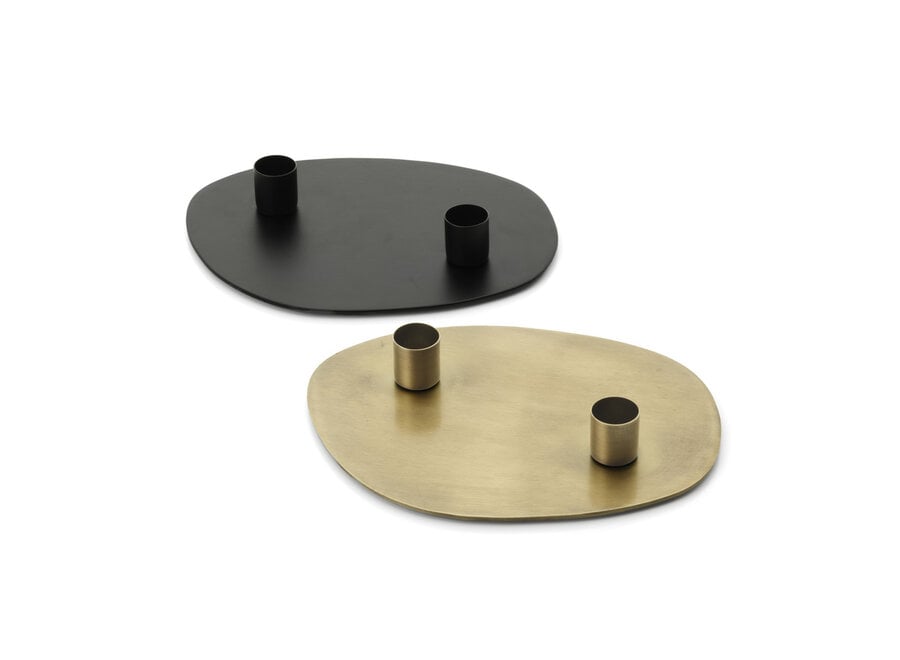 De Glowpad  Kaarsenhouder - Goud - M