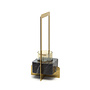 Der Marbre d’Or Kerzenhalter - Gold Schwarz - L