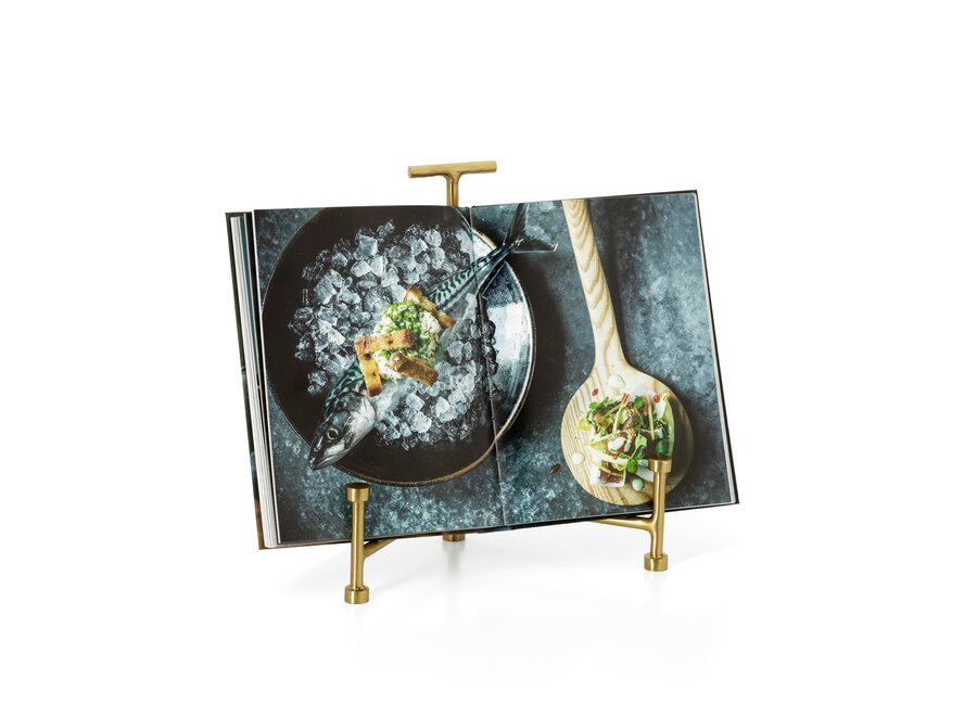 The Cookbook Stand - Gold - M
