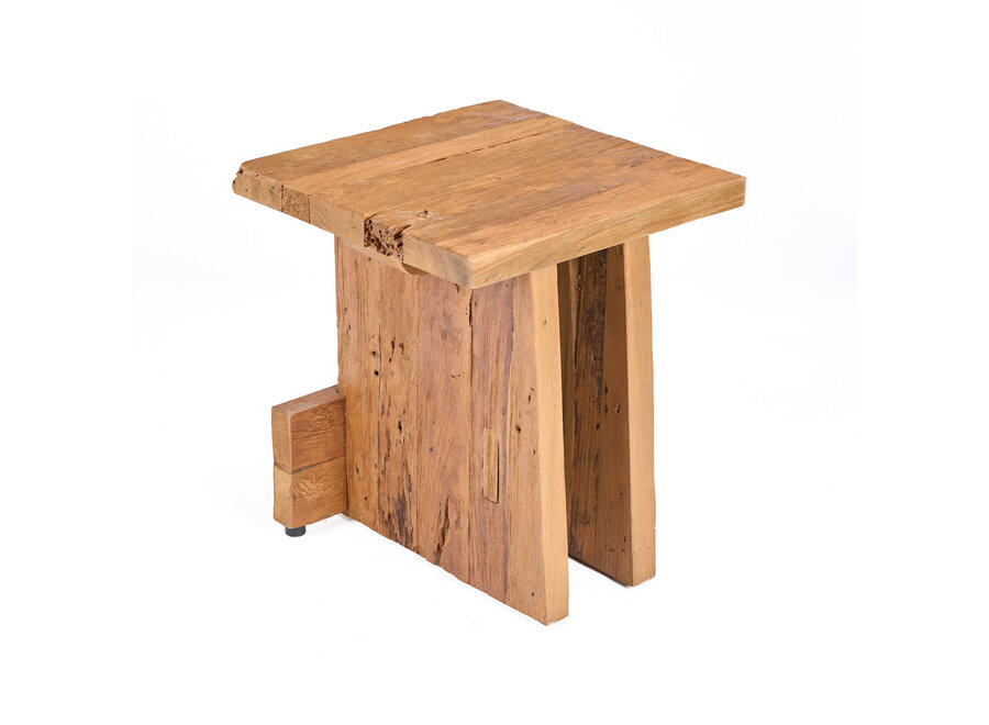 The Suku Block Stool - Natural