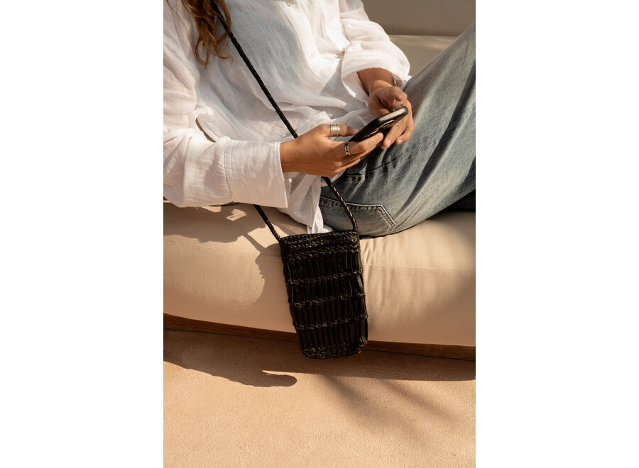 The Dial Diva Phone Bag - Black