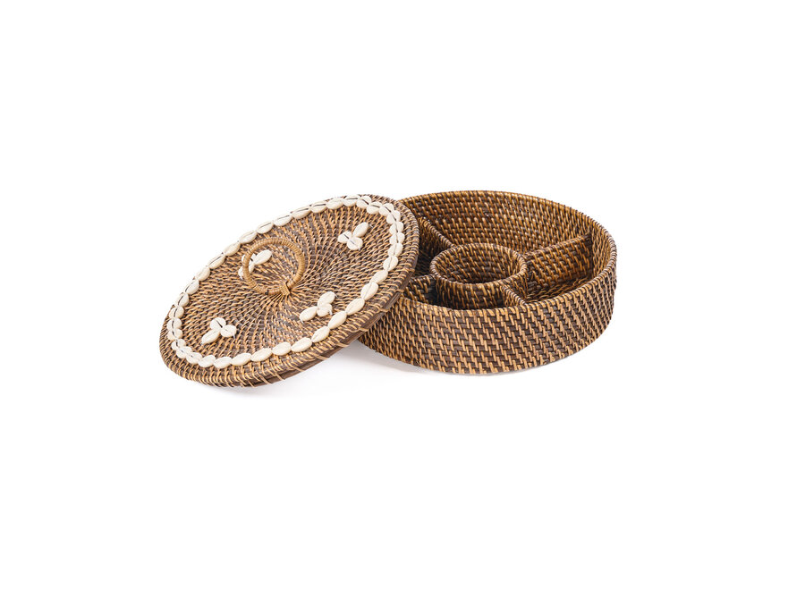 De Rattan Vakkenmand - Natuurlijk Bruin