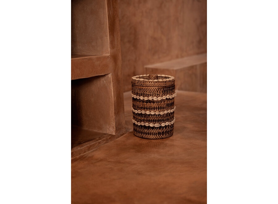 The Shell Storage Bin - Natural Brown