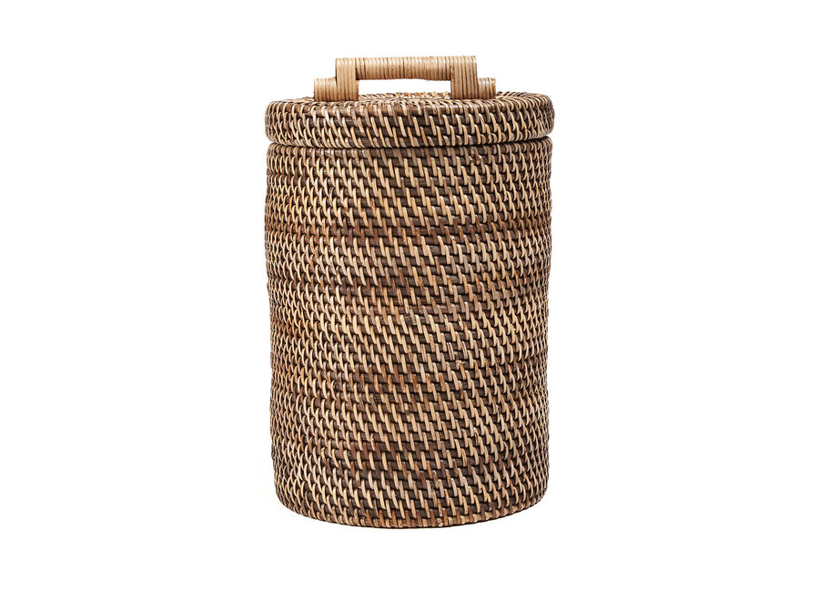 Il Cesto In Rattan Alto - Marrone Naturale