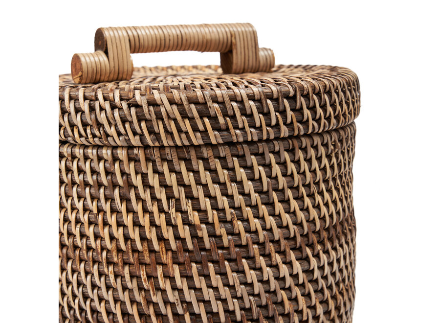 Der Rattan Korb Hoch - Naturbraun