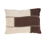 De Cocoa Patchwork Kussensloop - Natuurbraun