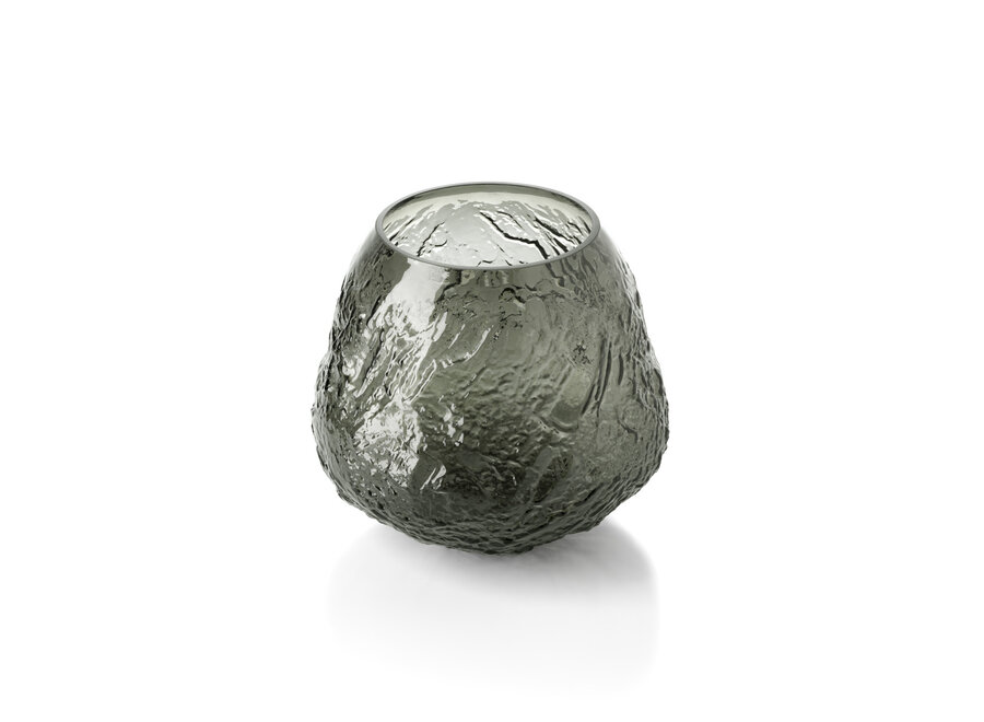 Die Earth Crater Vase - Schwarz - L
