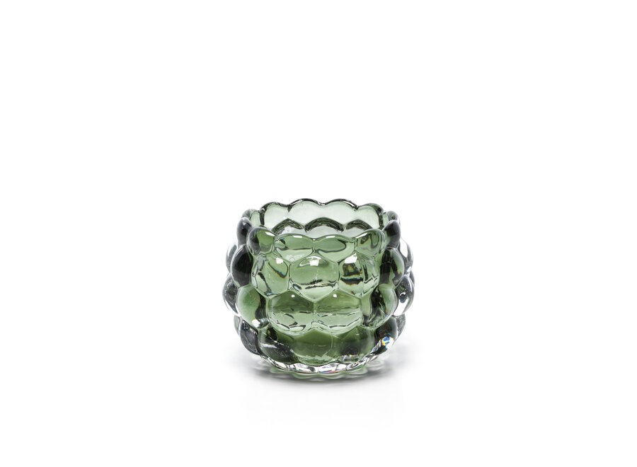 The Bubble Glow Candle Holder - Green