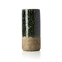Le Vase Cylindre Moss - Vert Béton - L