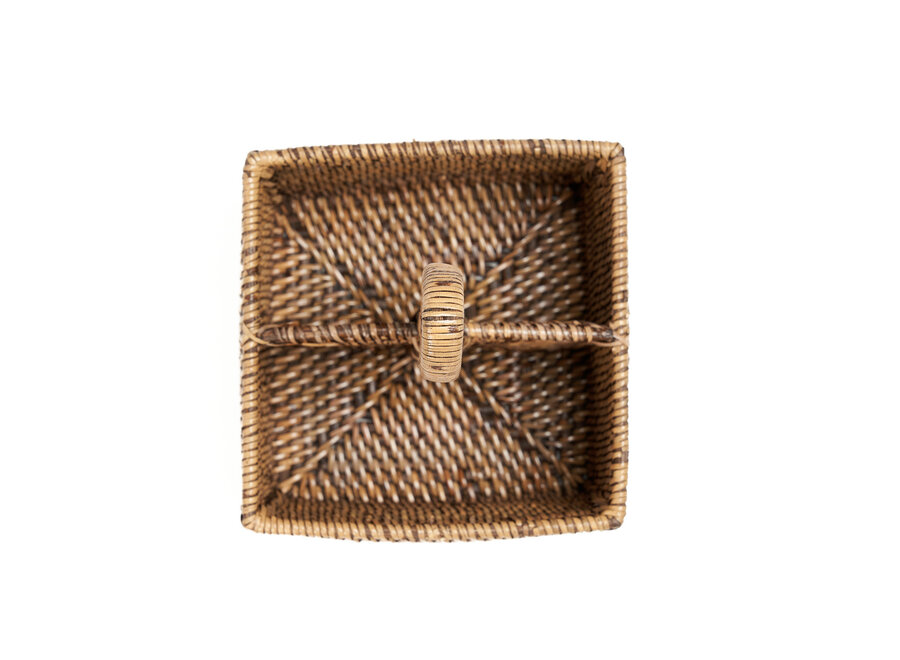 The Rattan Cutlery Caddy N°2 - Natural Brown