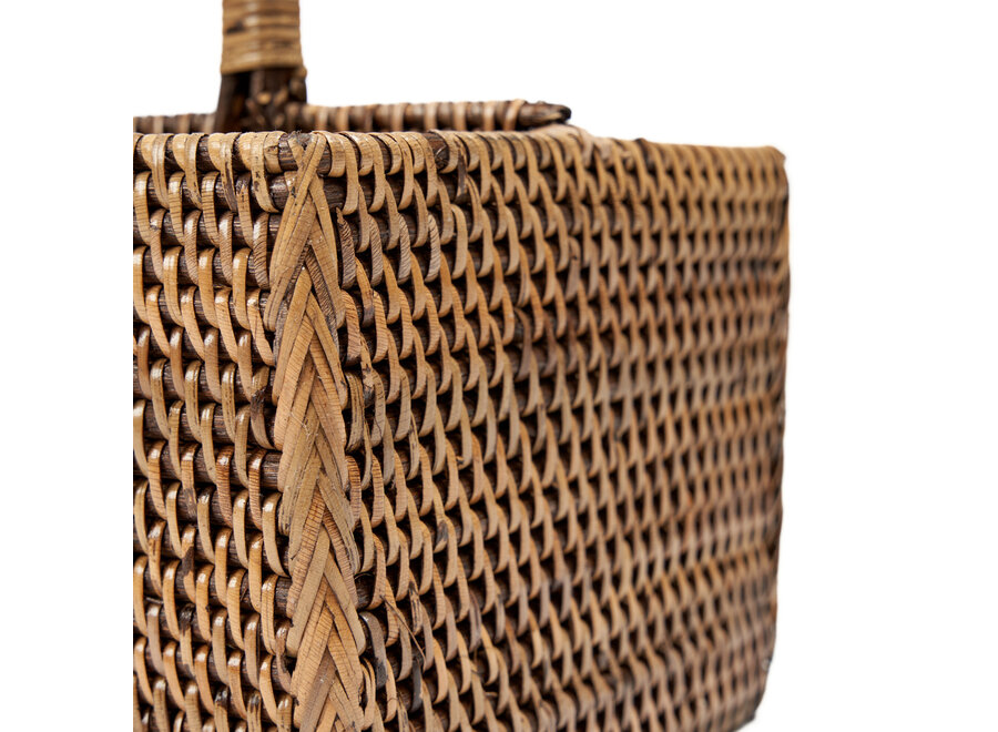 The Rattan Cutlery Caddy N°2 - Natural Brown