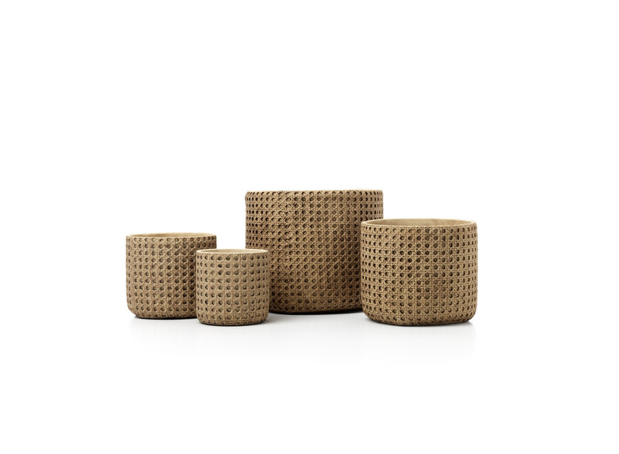 De RattanRock Plantenbak - Natuurlijk - M