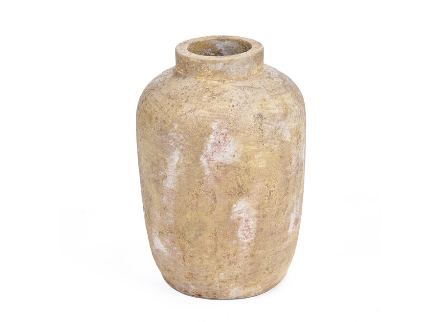 The Clay Echo Vase - Cream - M