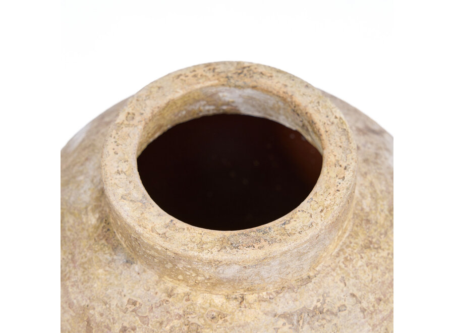 Die Clay Echo Vase - Creme - M