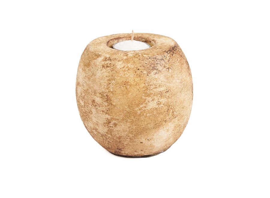 Il Portacandele Cavestone - Crema