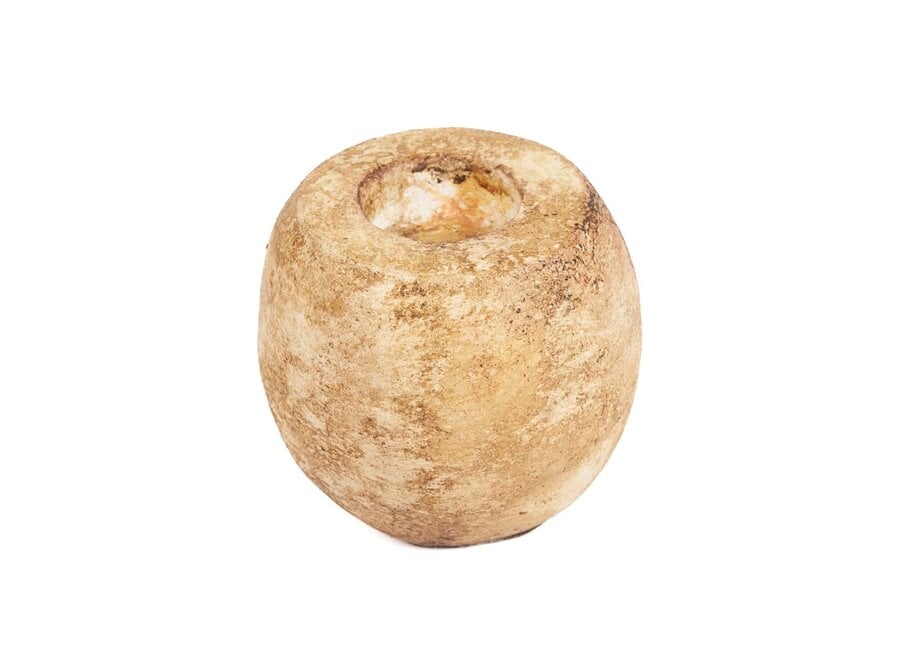 The Cavestone Candle Holder - Cream