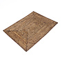 Set De Table Rectangulaire Colonial - Brun Naturel