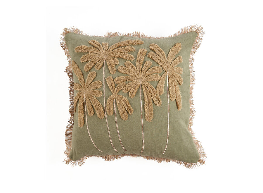 Housse de Coussin Tropical Breeze - Vert Forêt