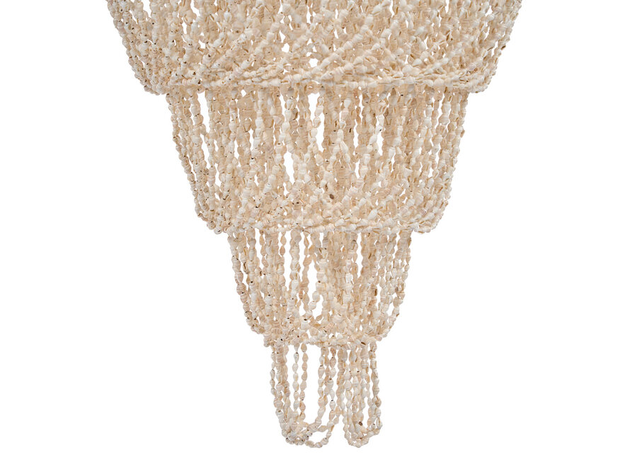 La Lámpara De Techo Ocean Tower De Conchas - Natural - L