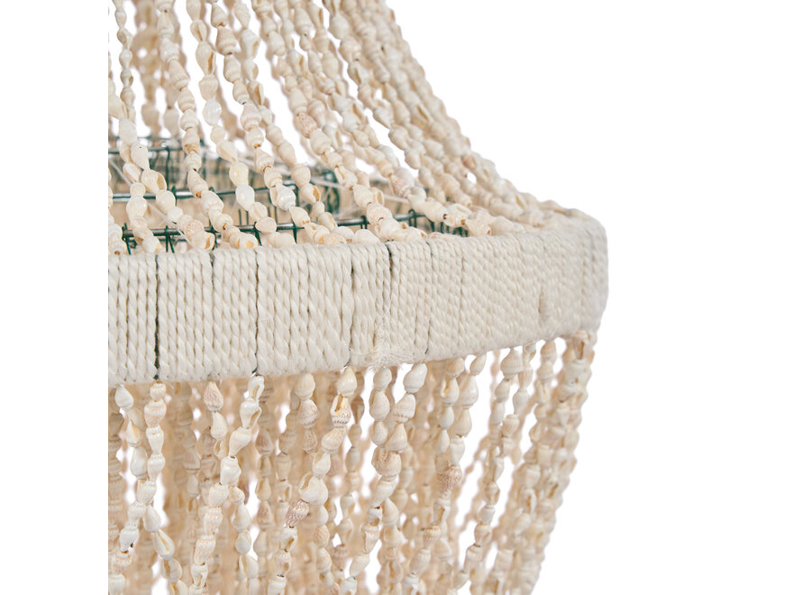 La Lámpara De Techo Ocean Tower De Conchas - Natural - L