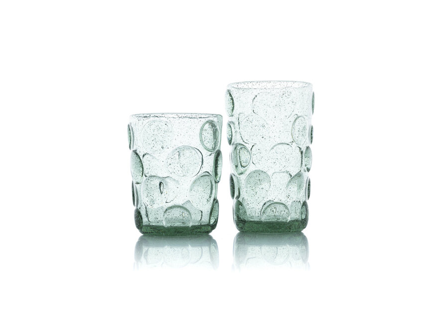 Il Bicchiere Highball Frosted Dot - Aqua