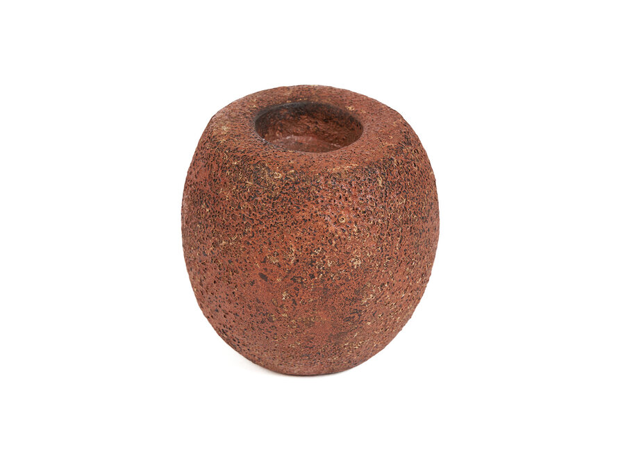 Il Portacandele Cavestone - Terracotta
