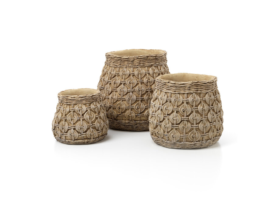 Il Vaso In Cemento Knot - M