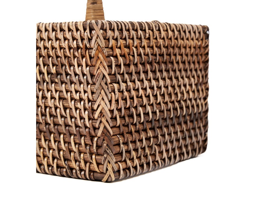 Le Porte-Couverts en Rotin N°4 - Brun Naturel