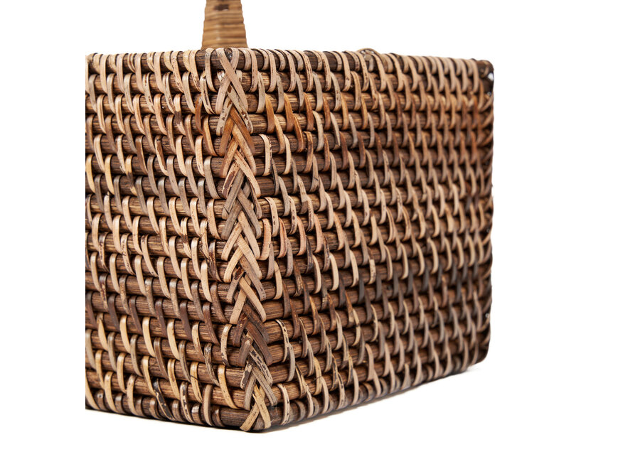 The Rattan Cutlery Caddy N°4 - Natural Brown