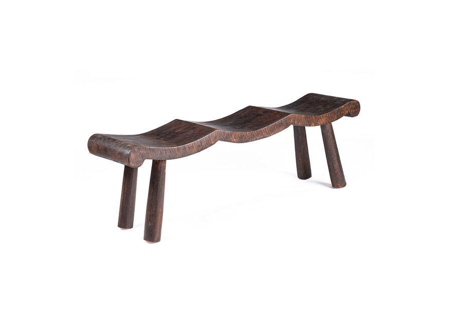 Le Banc Lombok Wave - Noyer Foncé - M