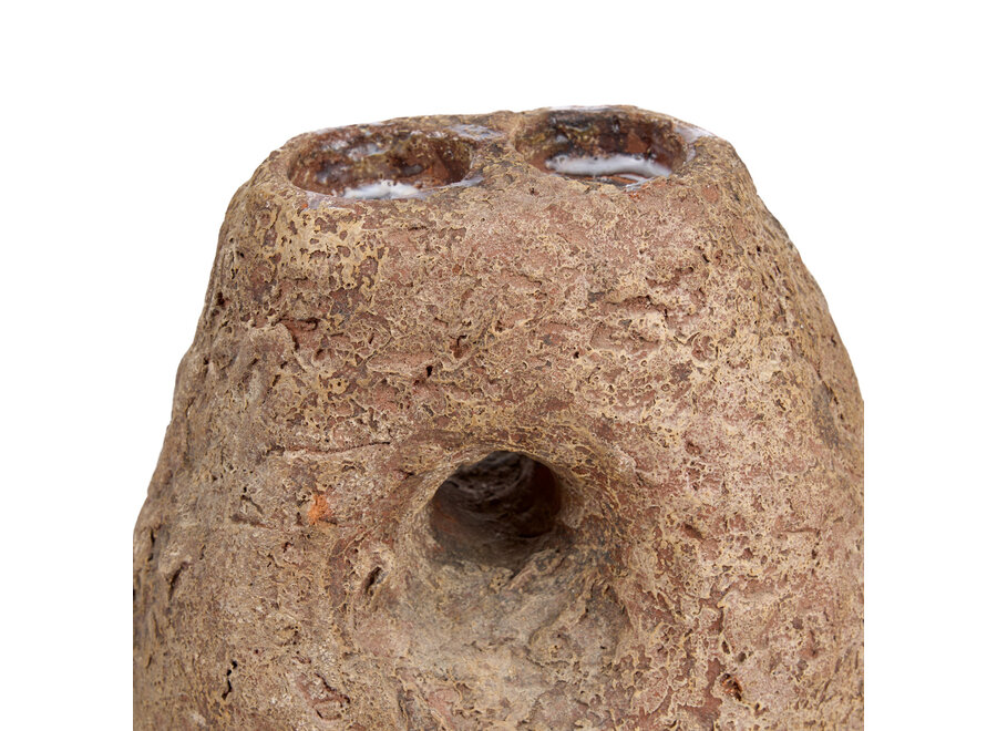 De Terra Totem Kandelaar - Bruin