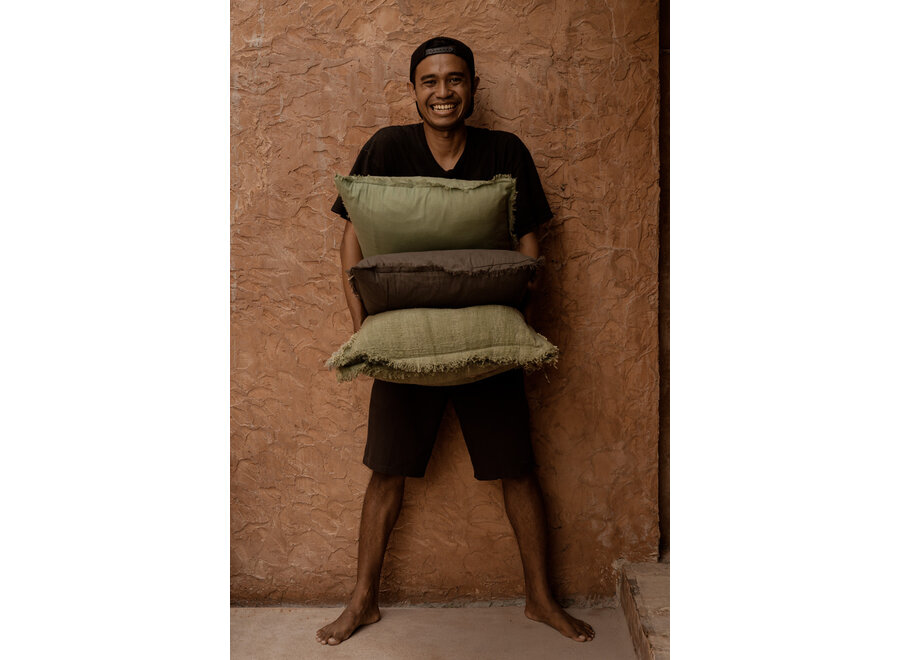 The Smoky Vibe Cushion Cover - Grey