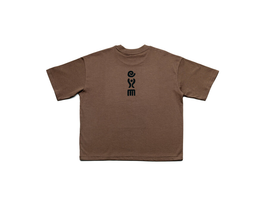 La T-Shirt Glyph A Maniche Corte - Mocha Nera - XL