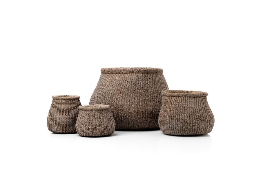 Il Vaso Faux-Puff - Marrone - L