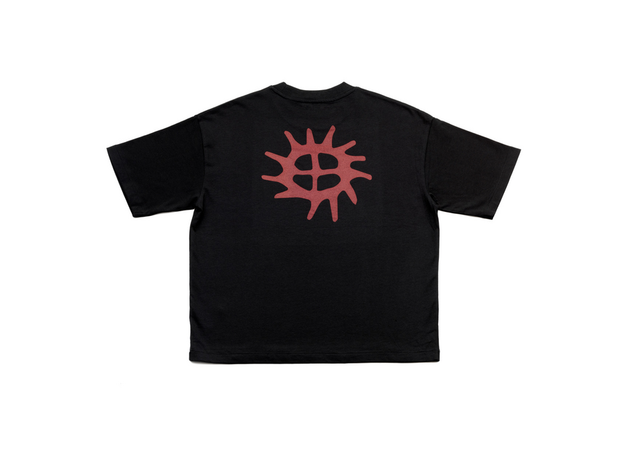 Het Brand S/S T-Shirt - Zwart Terracotta - L