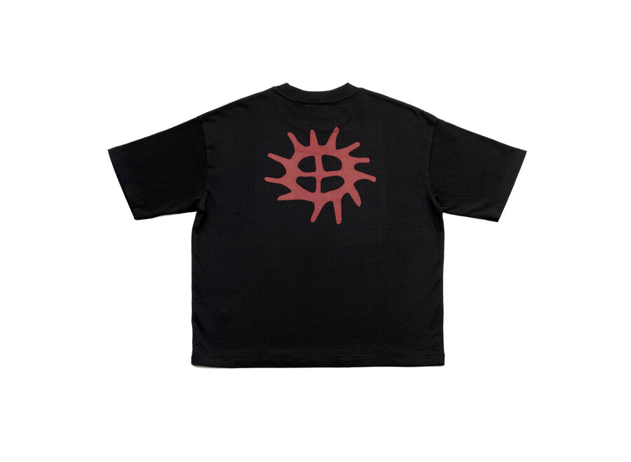 La T-Shirt Brand S/S - Nero Terracotta - M