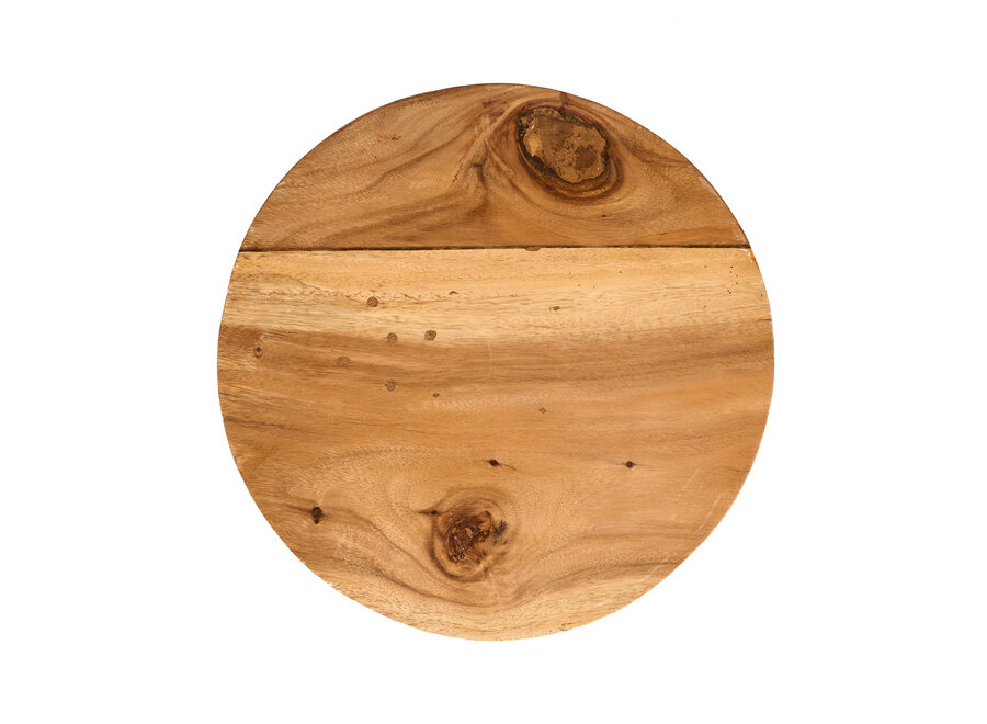 La Mesa Auxiliar Mango Drum - Natural