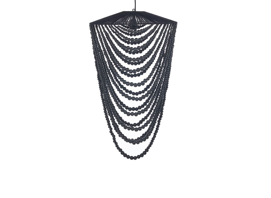 Le Lustre Wooden Bead - Noir - L