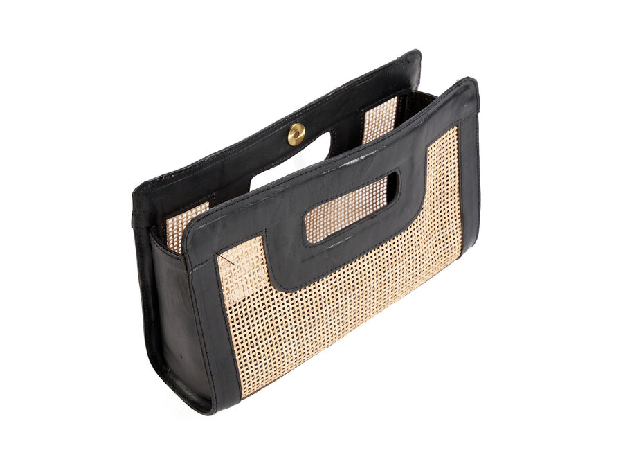 La Riviera Noir Clutch