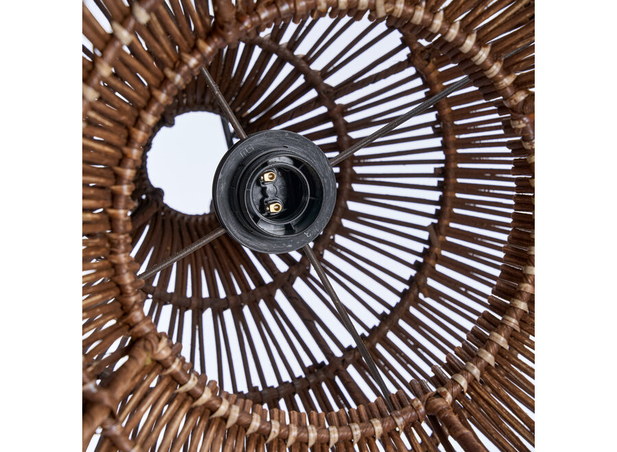 De Desert Gourd Hanglamp - Donker Walnoot - S