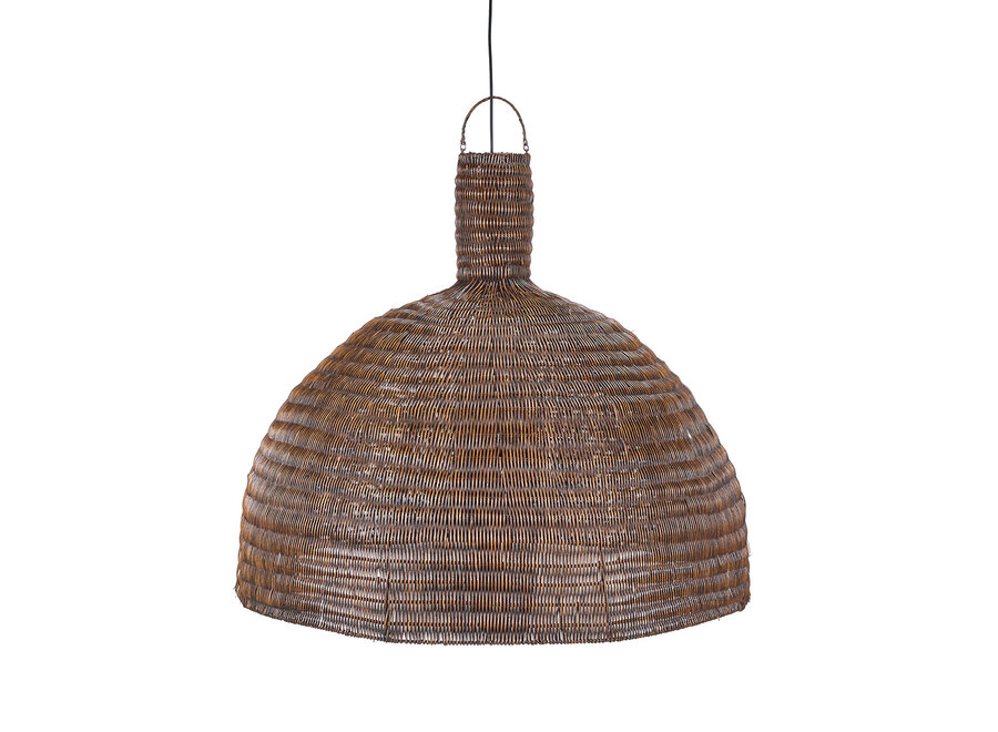 Il Lampadario Cupola - Noce Scuro - XL