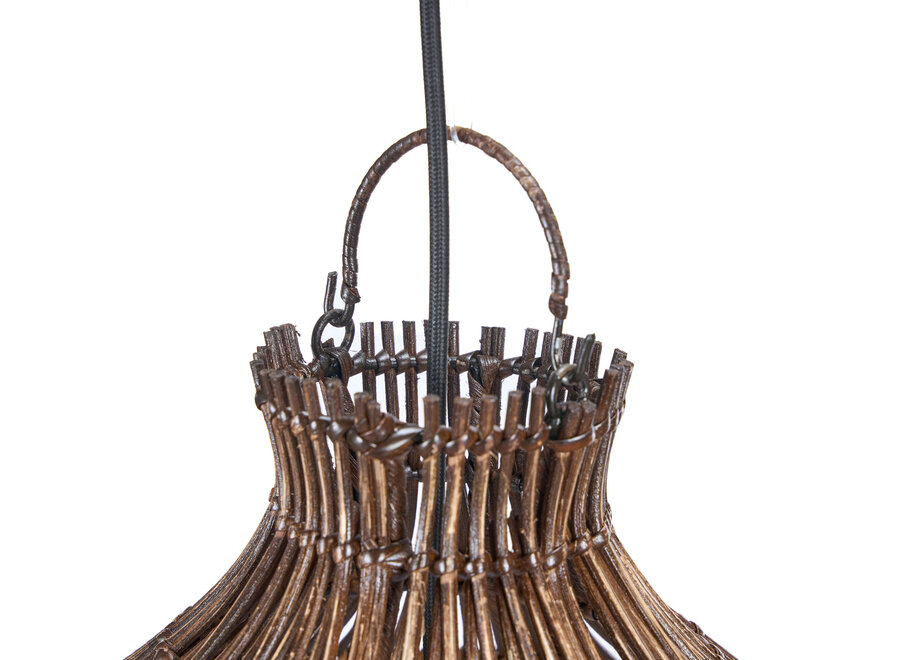 The Desert Gourd Pendant - Dark Walnut - M